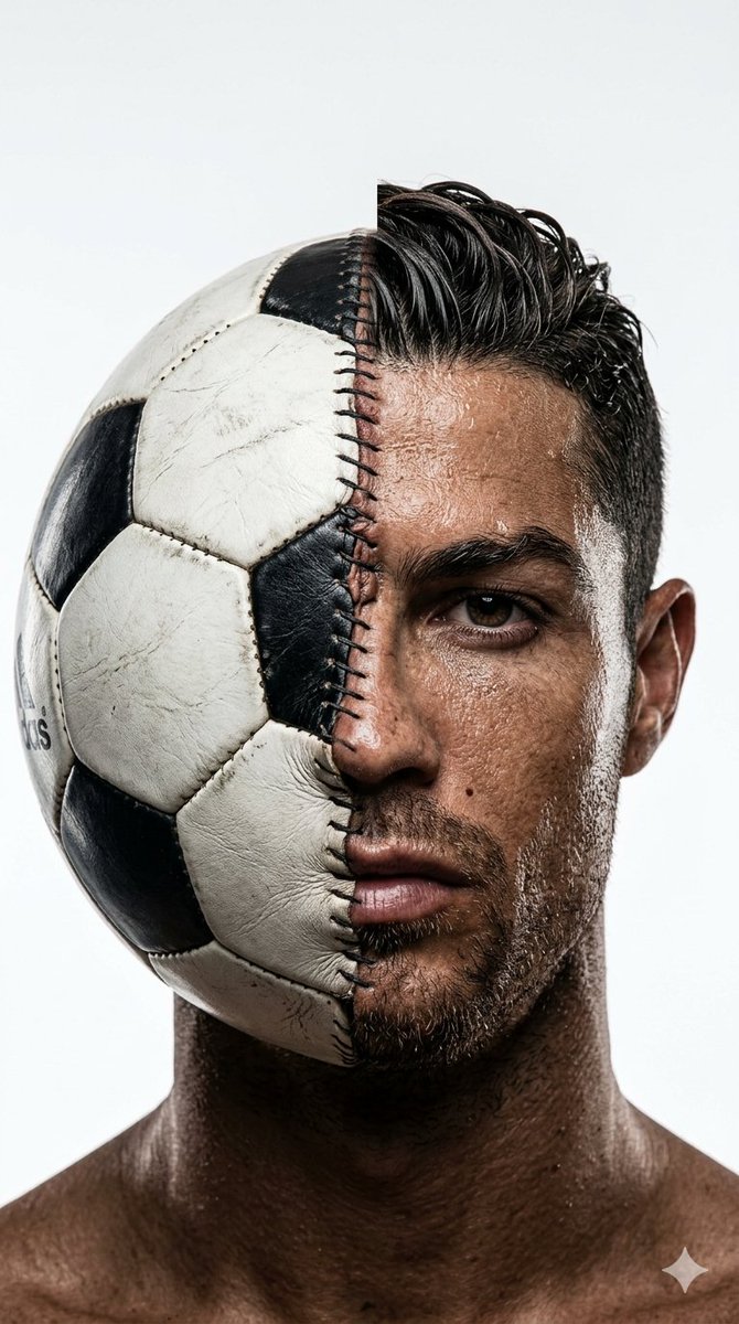 Soccer Ball Portrait Hybrid — example 2