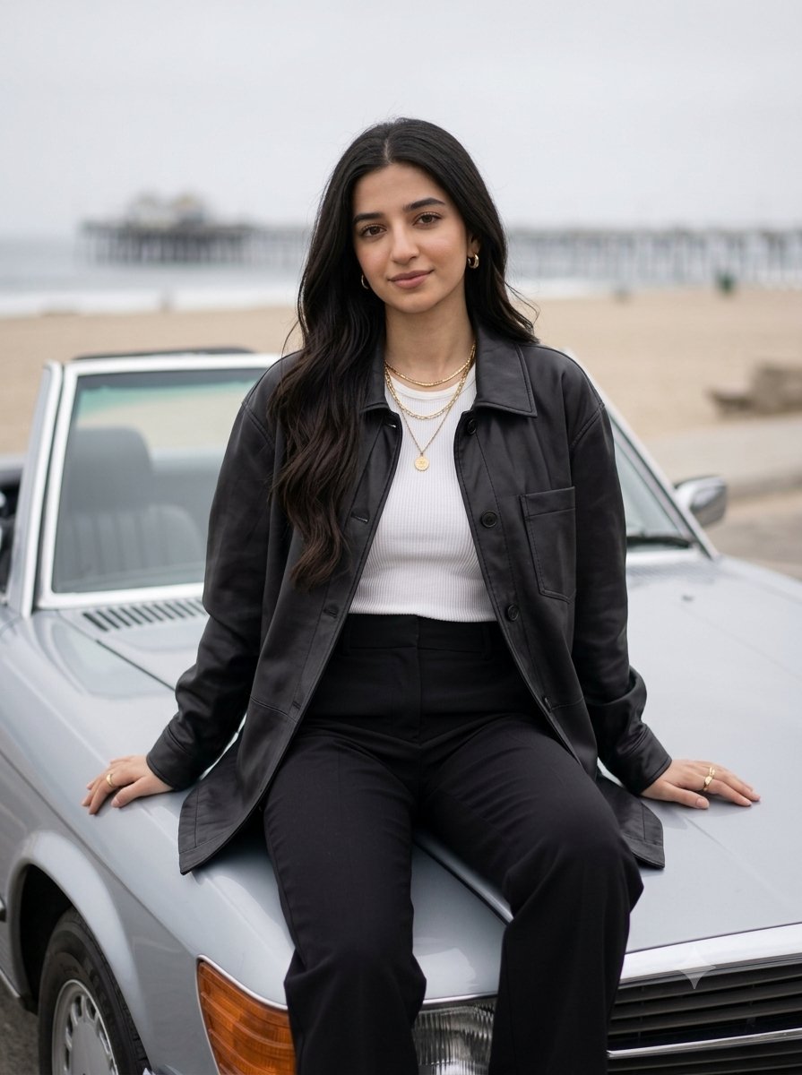 Vintage Car Fashion Editorial