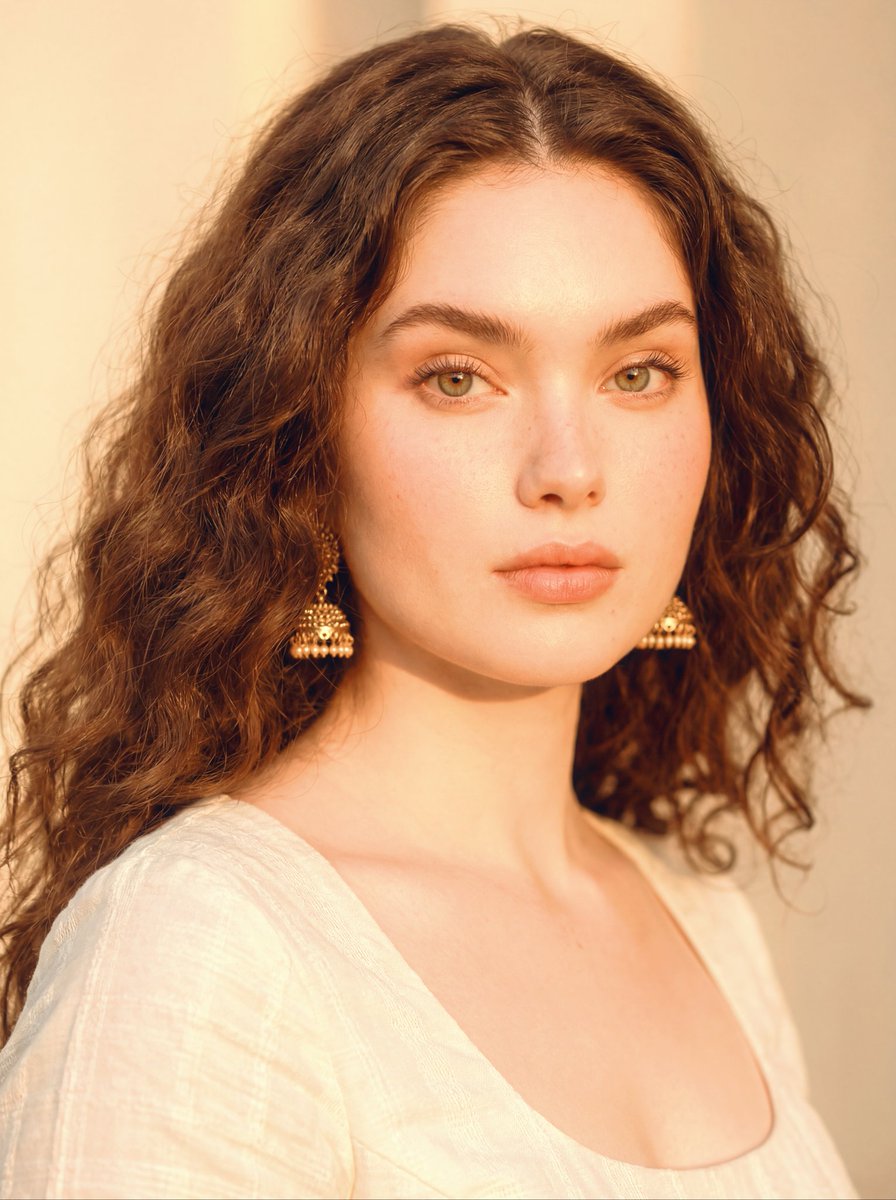 Realistic Indian Beauty Portrait — example 1