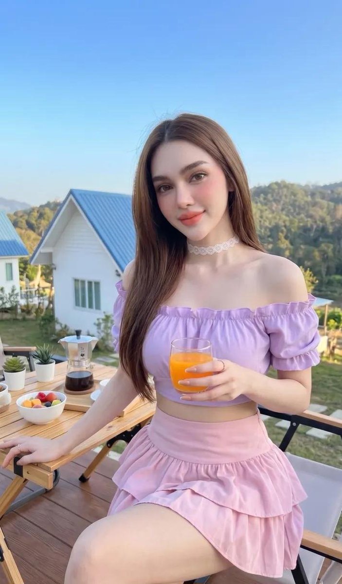 Korean Girl Morning Balcony Portrait — example 1