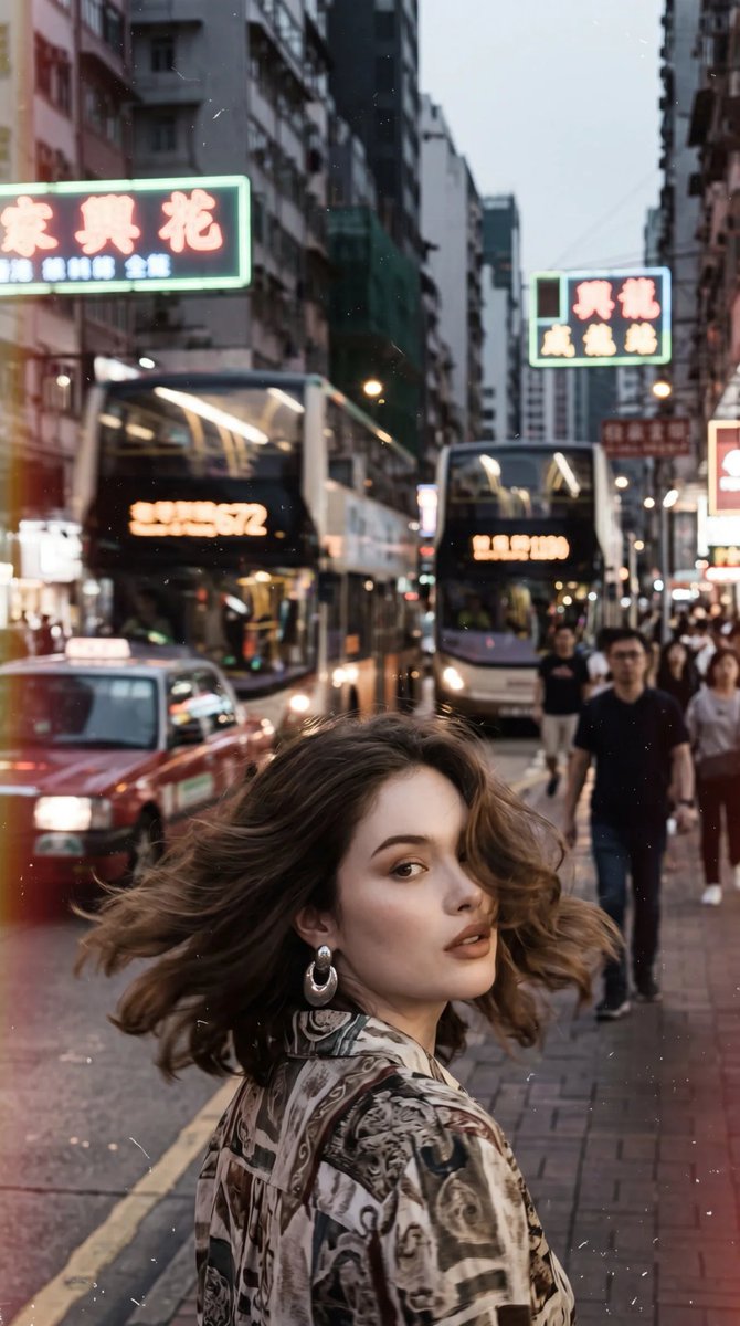 Retro Hong Kong Style Portrait — example 3