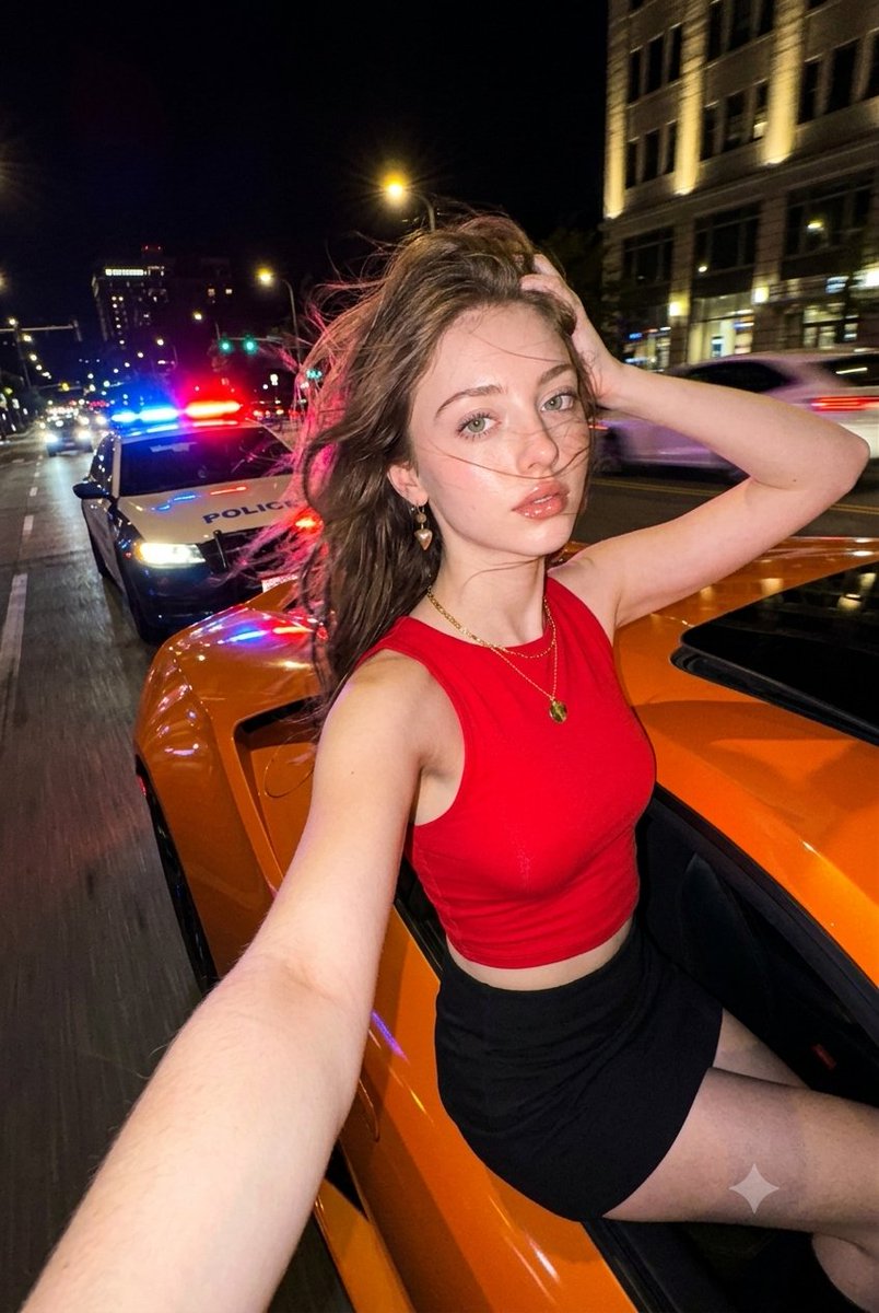 Y2K Night Selfie Paparazzi Vibe — example 1