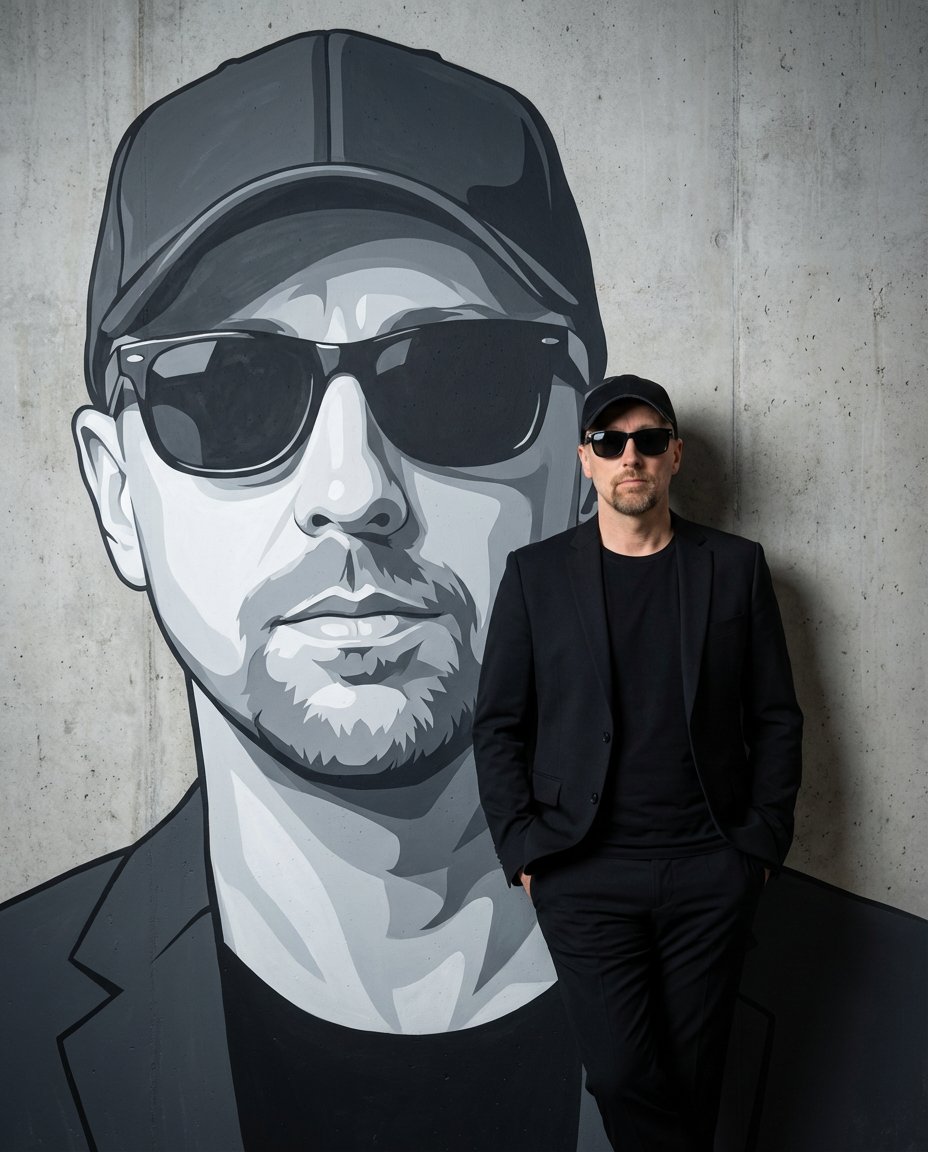 Personalized Mural Studio Portrait — example 1