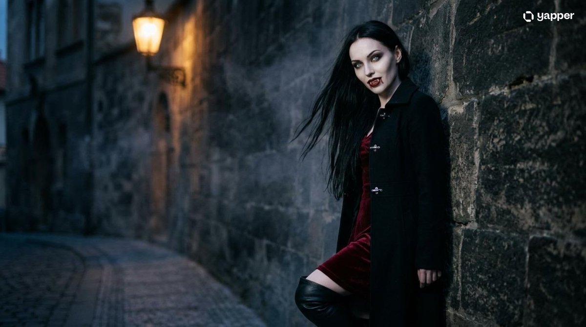 Gothic Vampire Cinematic Scene — example 1