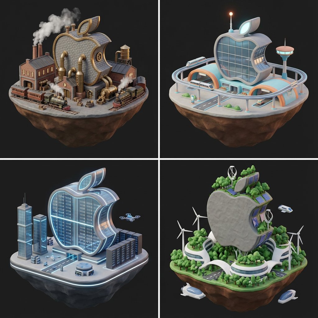 Logo to Floating Island Architectural Concept (4 Eras) — example 1