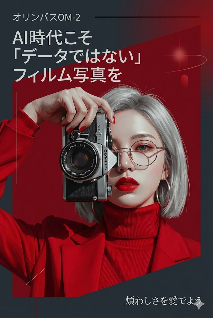 World-class cool film camera poster (2:3) — example 2