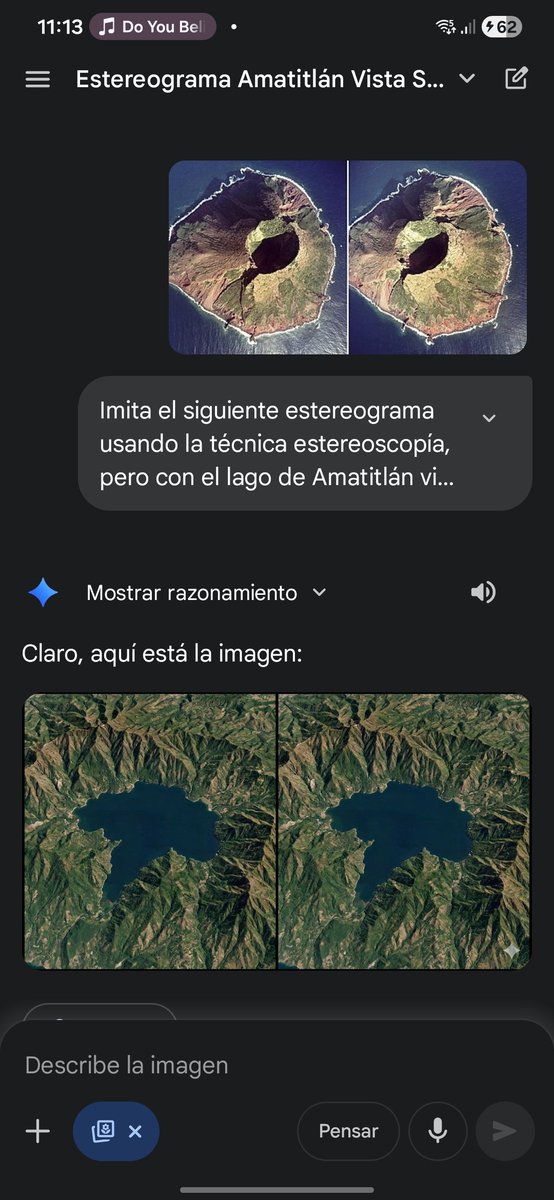 Stereogram of Amatitlán Lake from above — example 1