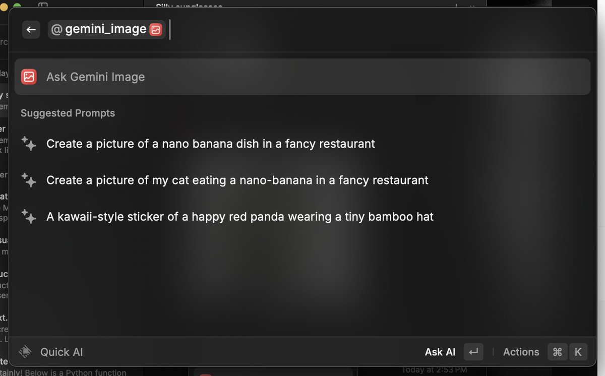 Various playful test prompts for Nano Banana — example 1