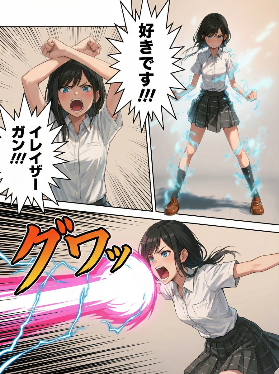 Eraser Gun Style Prompt for Nano Banana Pro (Fighting Pose Stage) — example 1