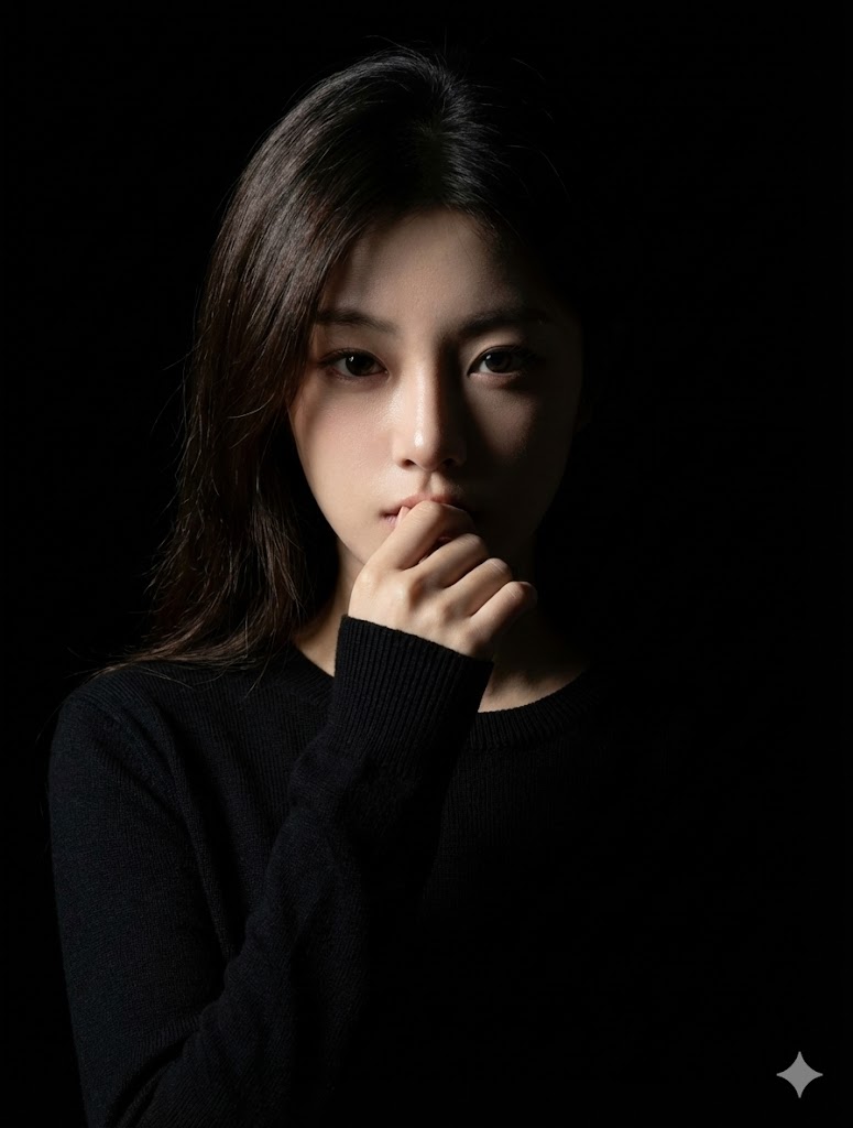 Hyperrealistic Anime Portrait with Split Lighting Prompt — example 2