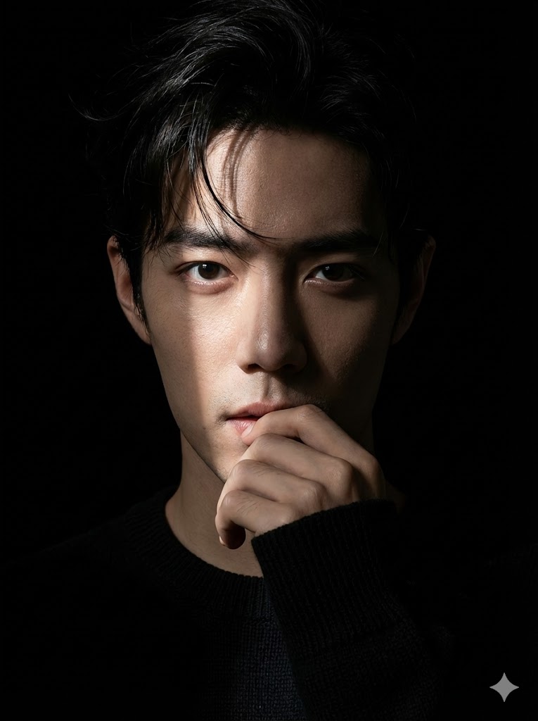 Hyperrealistic Anime Portrait with Split Lighting Prompt — example 4
