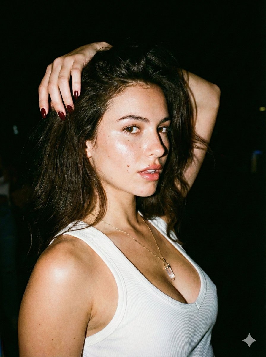 Paparazzi Flash Portrait: Nightlife Glamour — example 1