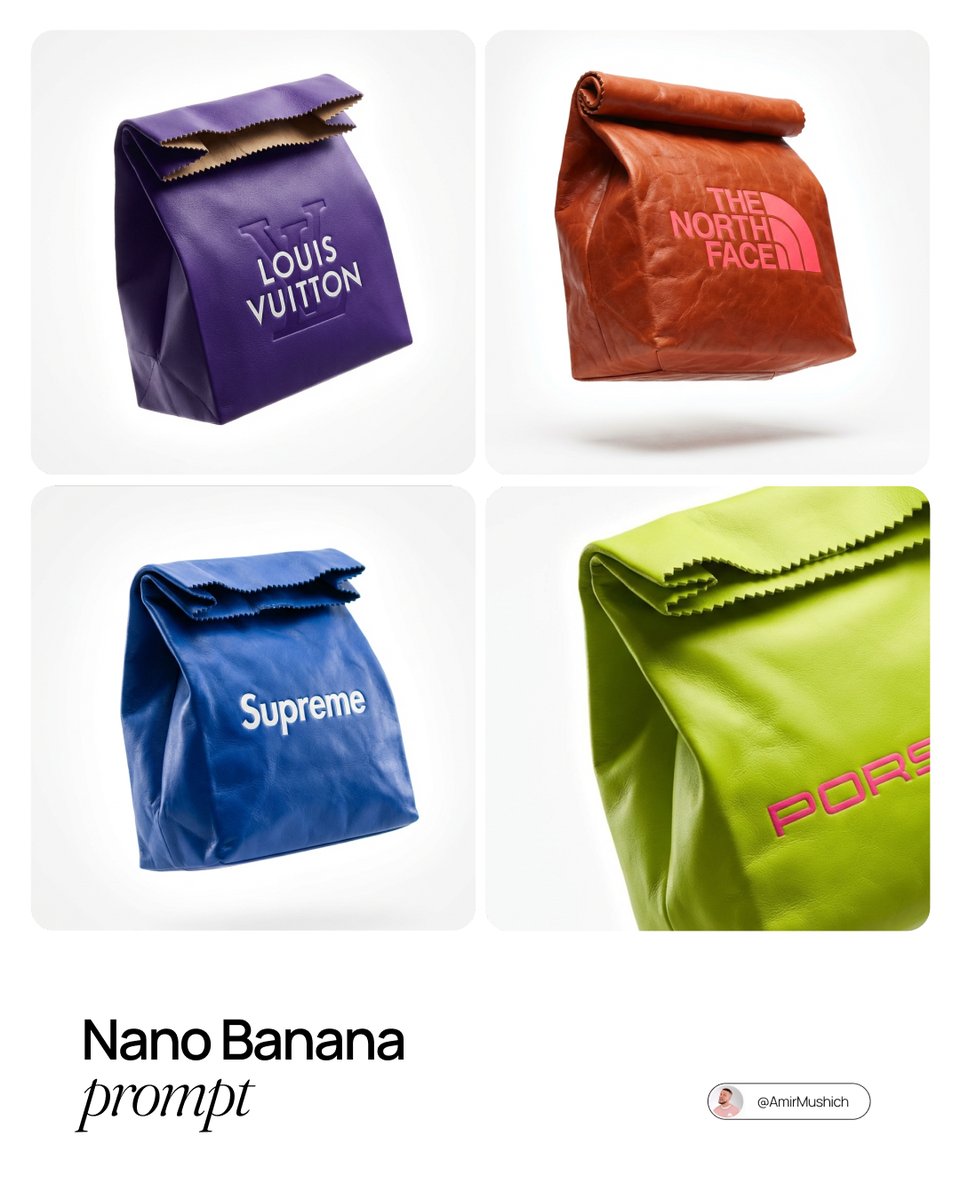 Branded Fast Food Leather Bag — example 1