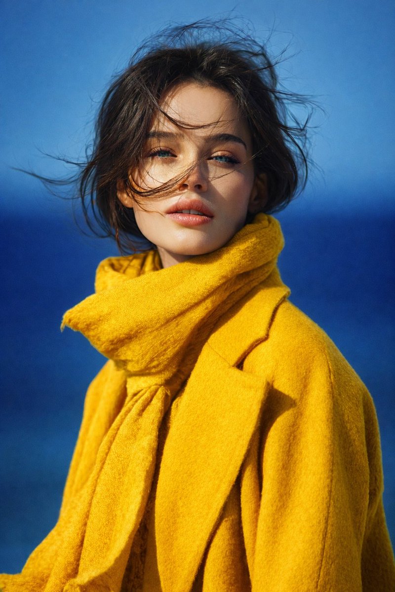 8K Portrait Photography with Cool Tones and Shallow Depth — example 2