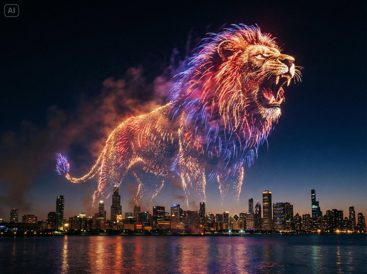 Photorealistic Fireworks Display Prompt for Dreamina AI — example 3