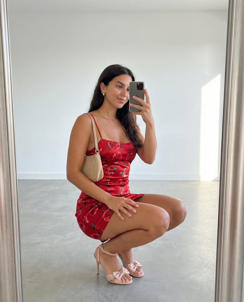 Identity-Locked Mirror Selfie Generation — example 1