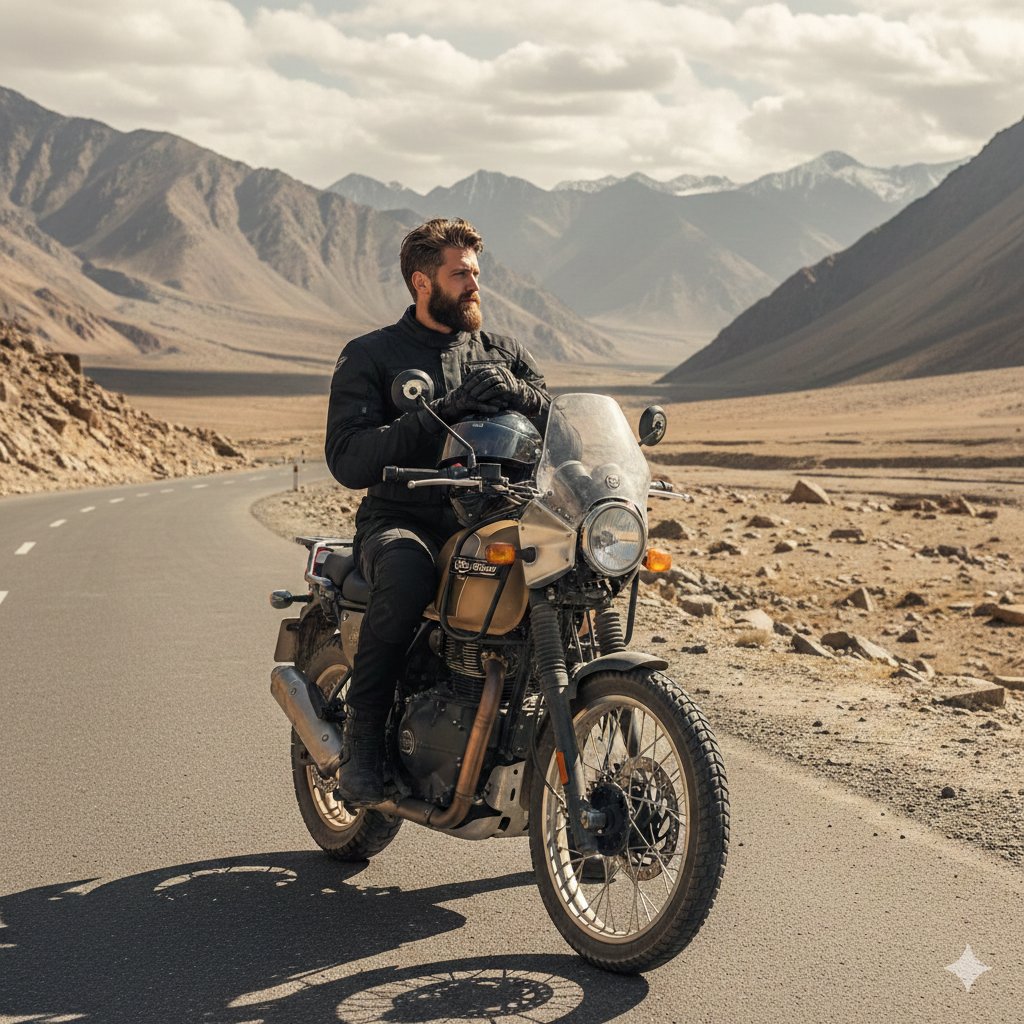 Himalayan Motorcycle Travel Photography — example 1