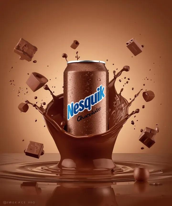 Macro Product Photography: Chilled Chocolate Drink Can — example 1