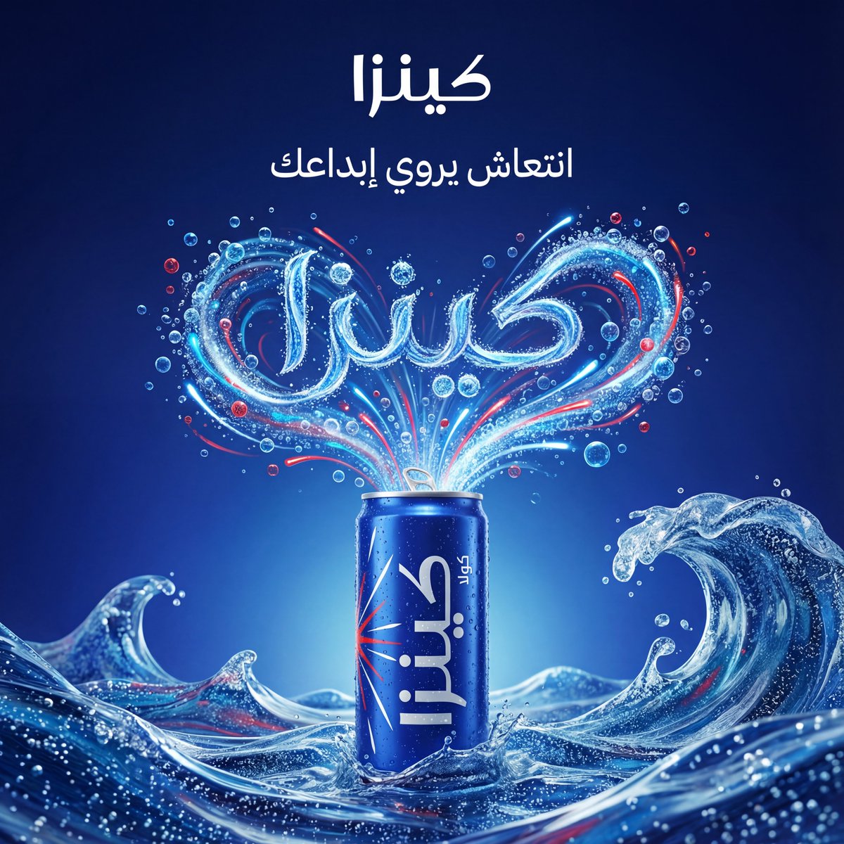 Hero-style product advertising poster — example 1