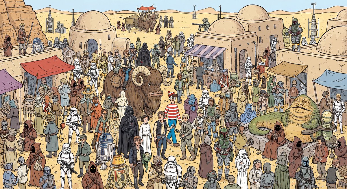 Where’s Waldo Star Wars scene — example 1