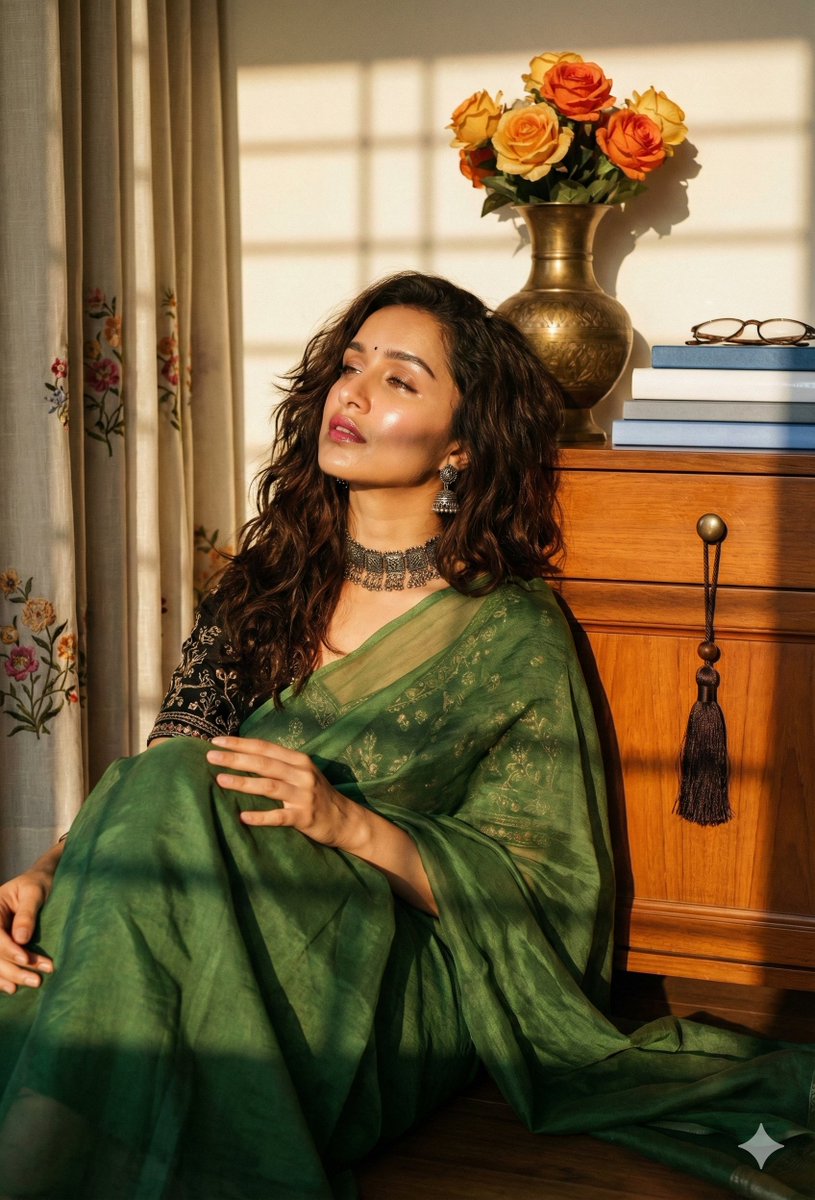 Indian Saree Fashion Portraits (Two Prompts) — example 2