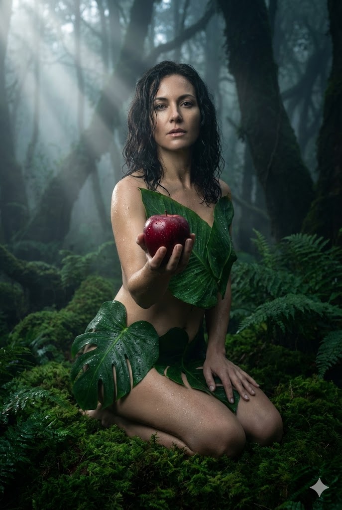 Mythological Forest Portrait with Renaissance Light — example 1