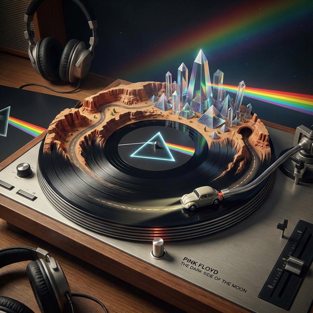Visualizing Music Albums as Turntable Landscapes — example 1