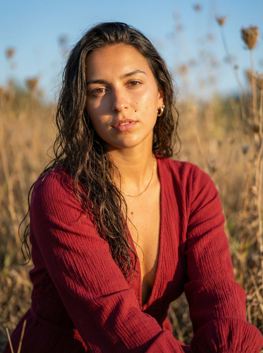 8K Vertical Portrait in Golden Hour — example 1