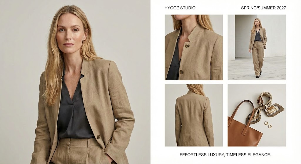 Quiet Luxury Office Lady Lookbook Prompts (3 Variations) — example 3