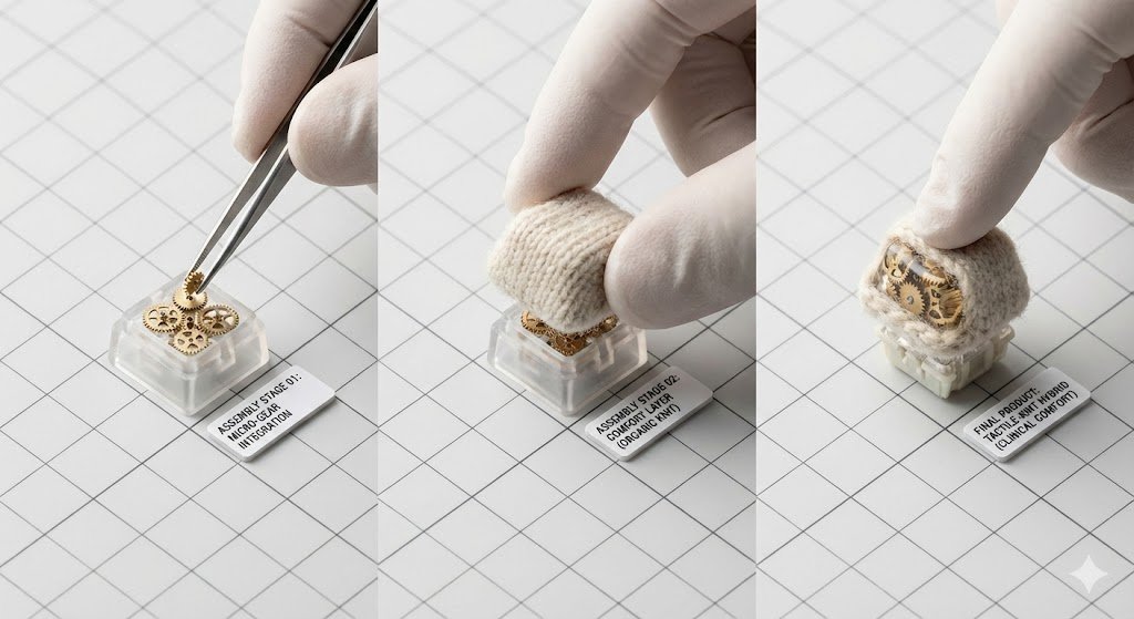 Mechanical Keyboard Keycap Product Photography Prompt — example 1