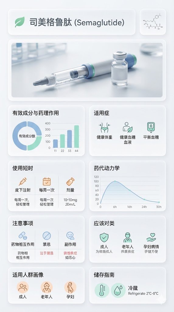 Medical Infographic Poster for Drug Information (Bento Grid Style) — example 1