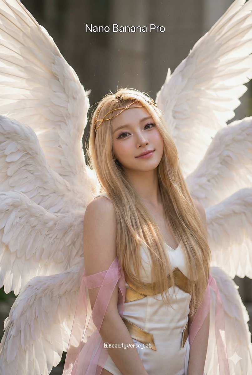 Grok Imagine vs. Nano Banana Pro: Angewomon K-pop Idol Prompt — example 2