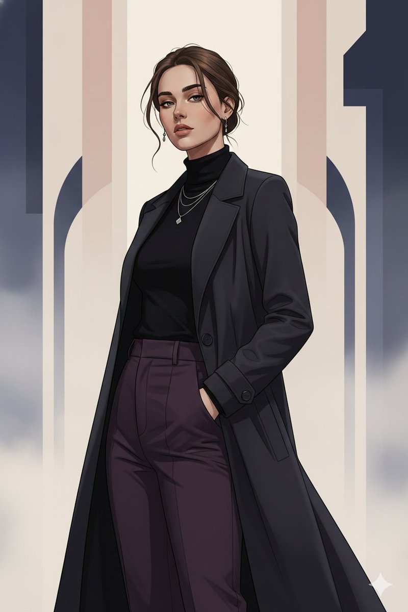 Gothic K-Drama Fusion Illustration with Identity Preservation — example 1