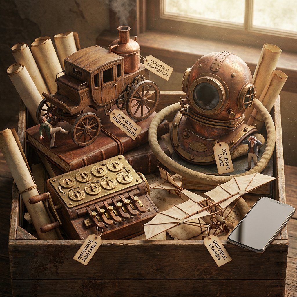 Historical Archivist Prompt for Flawed Inventions
