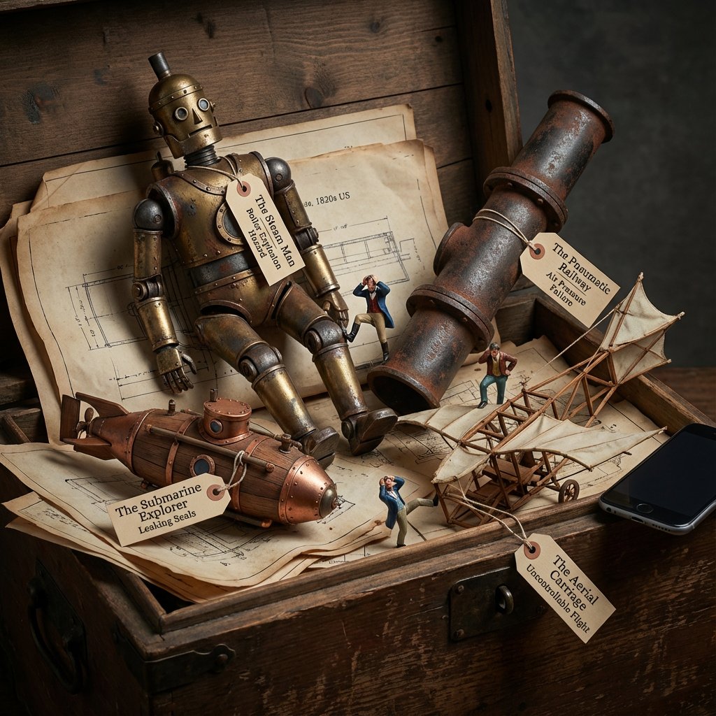 Historical Archivist Prompt for Flawed Inventions — example 2