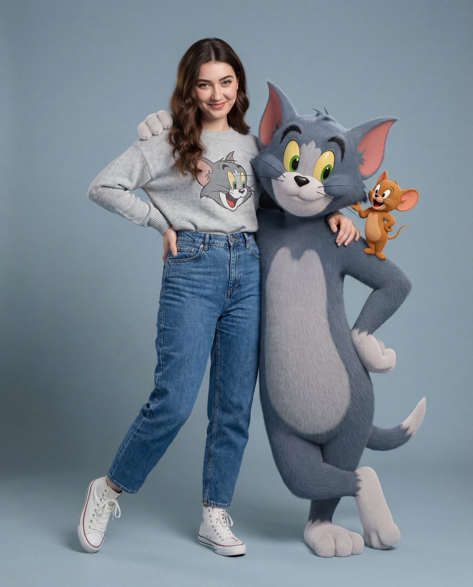 Hyper-realistic Tom & Jerry Fashion Shoot