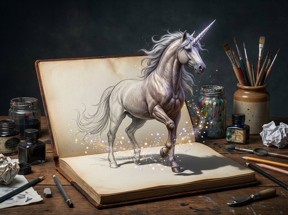 Magical Sketchbook Art Coming to Life — example 3
