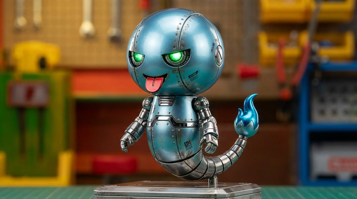 Character transformed into superalloy robot style — example 1