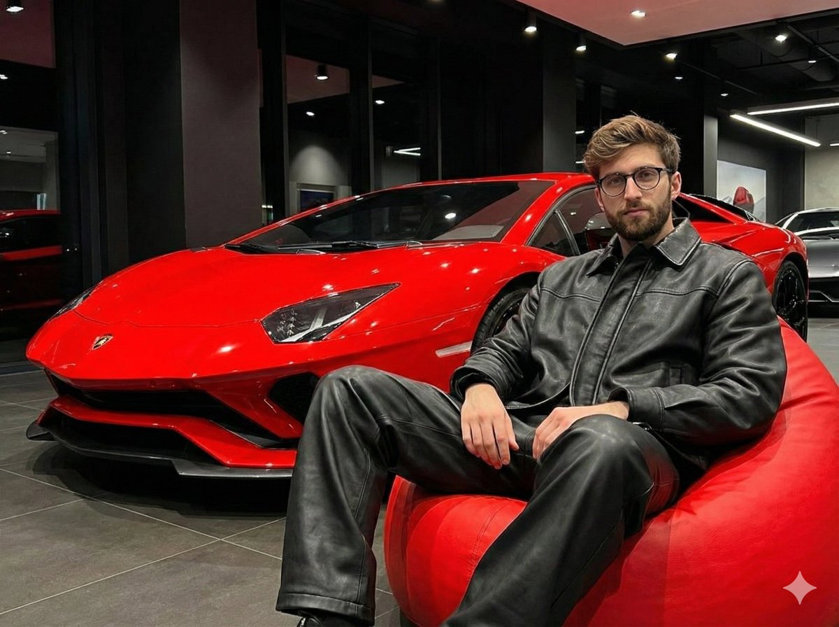 Luxury Showroom Fashion Contrast — example 1