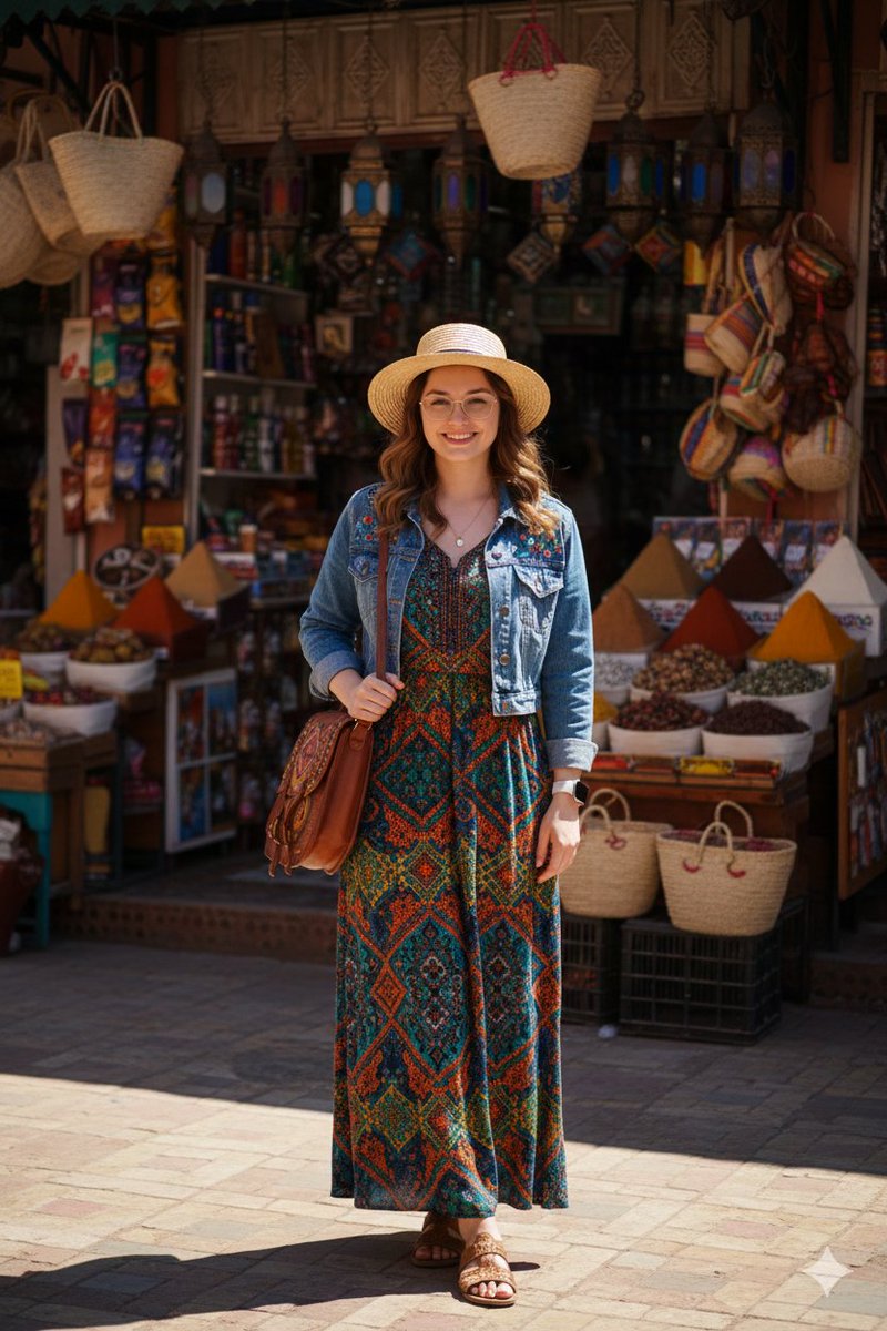 High-Fidelity Moroccan Souk Portrait — example 1
