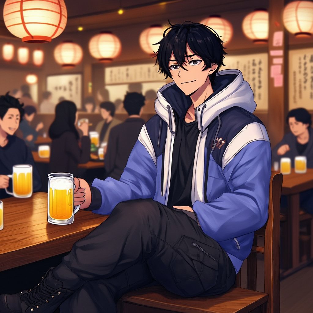Image generation prompt for a year-end party scene — example 2