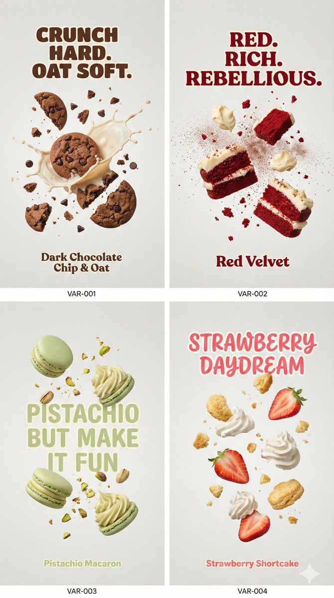Cinematic Food Photography Prompt for Cookies — example 1
