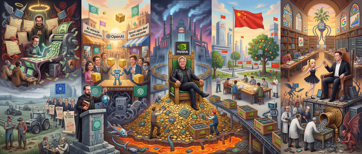 Hieronymus Bosch-style AI future painting — example 1