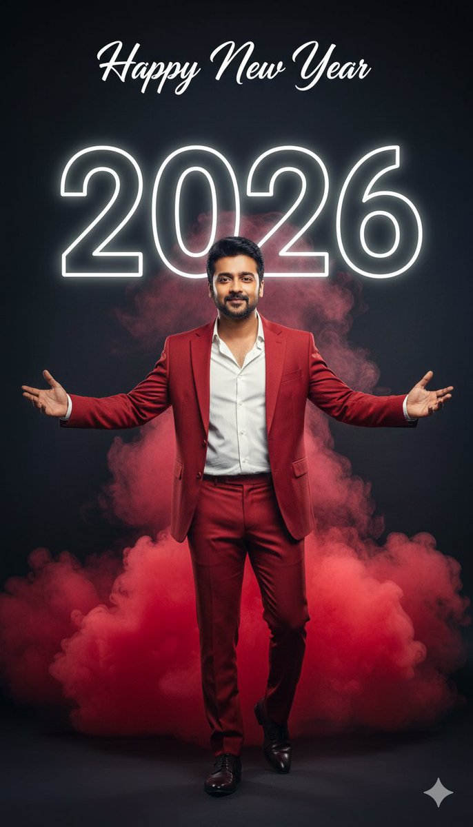Happy New Year 2026 Cinematic Portrait — example 4