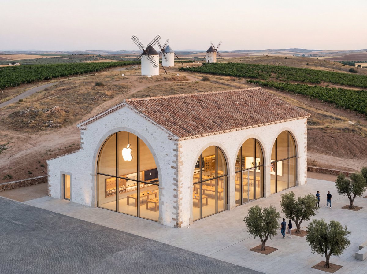 Apple Store in La Mancha Comparison — example 1