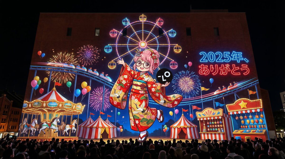 New Year's Eve Projection Mapping on Skyscraper Prompt — example 1