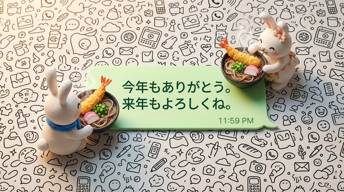 New Year's Soba Message Card Prompt — example 3