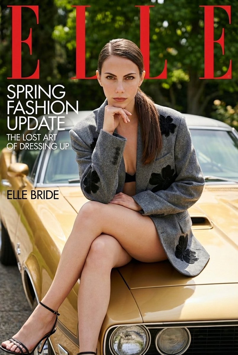 High-Fashion ELLE Magazine Cover Shot Prompt — example 1
