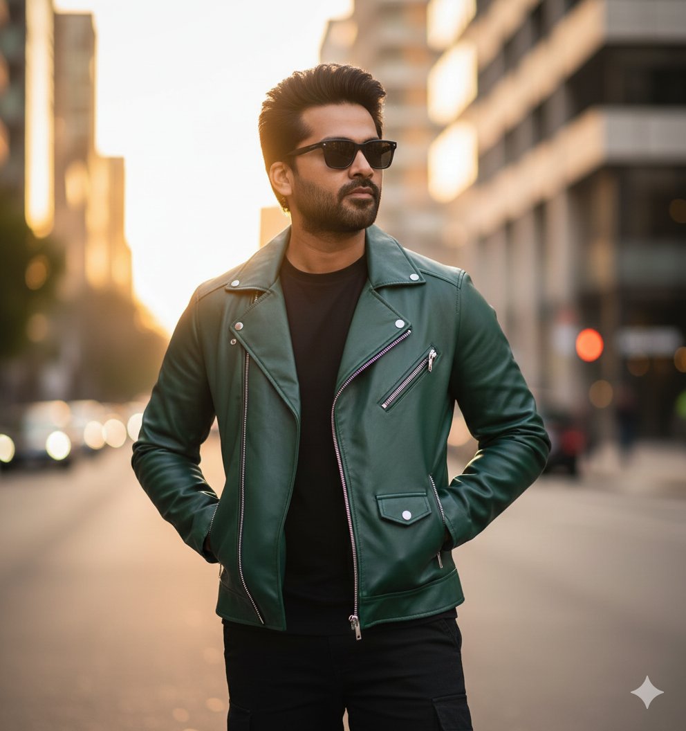 Ultra-Realistic Golden Hour City Street Portrait (Face Lock) — example 3