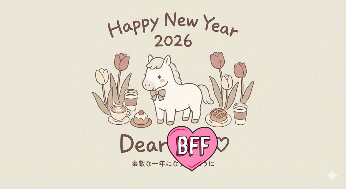 New Year's Greeting Illustration Prompt with Name — example 1